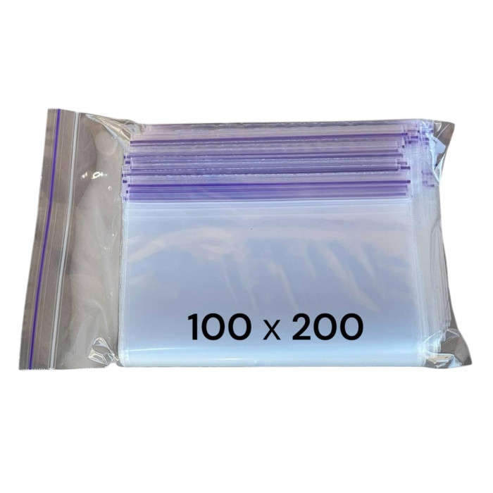 Пакеты струна с замком Zip-Lock - 100 × 200 мм