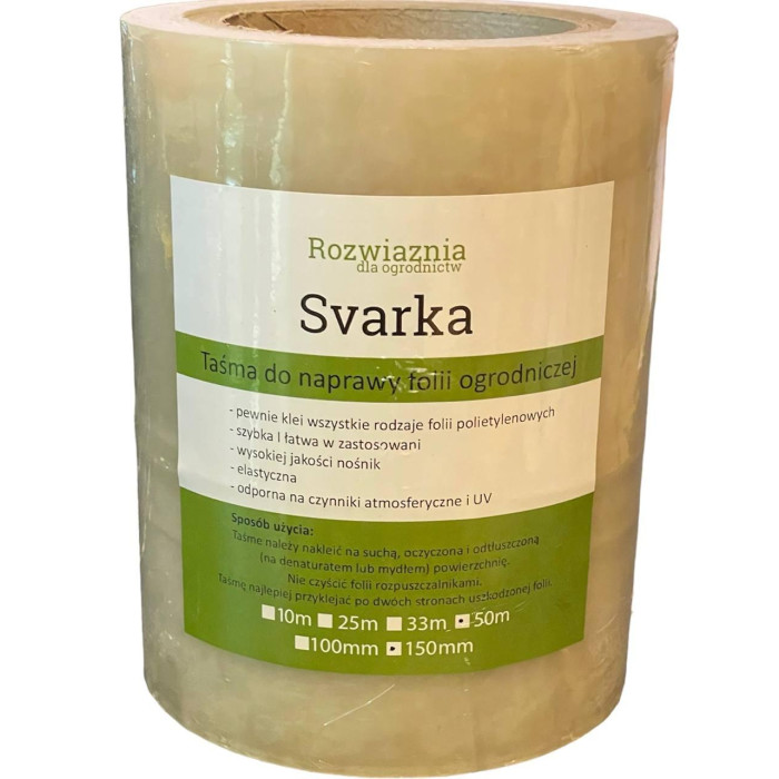 Скотч для ремонта тепличных пленок Svarka 15 см, 50 м, 100 мкм
