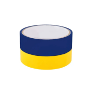 Скотч упаковочный "Желто-синий" 48мм 66 м