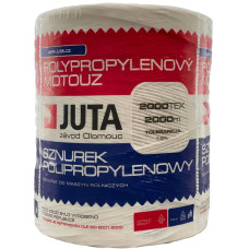 Шпагат полипропиленовый JUTA PP500, Ø 2 мм, 2000 м — Чехия (оригинал)