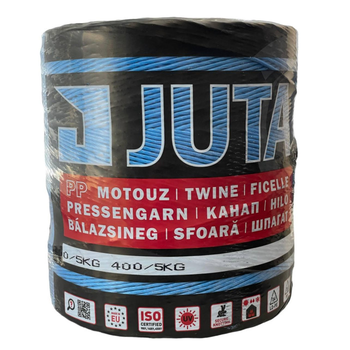 Шпагат полипропиленовый JUTA (ЮТА) PP400 Чехия оригинал, диаметр 3мм