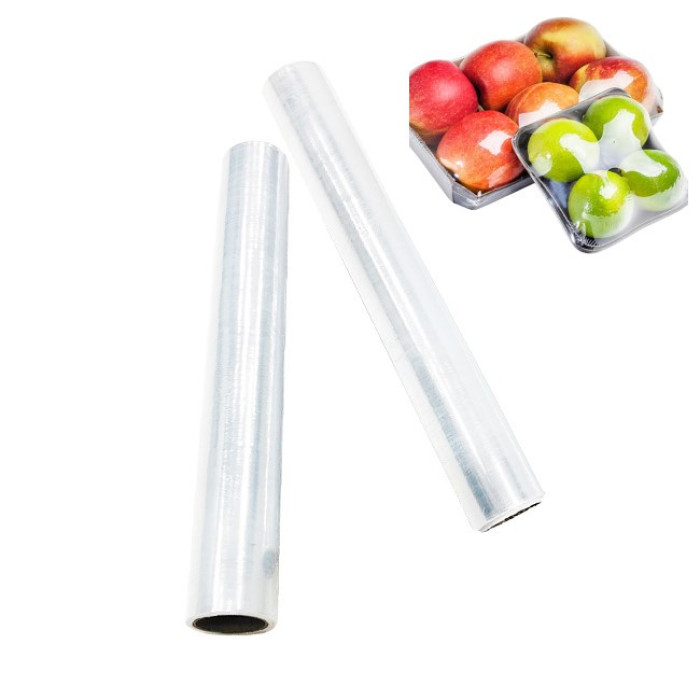 Пищевая стрейч пленка ПЕ 300мм х 10мкм / 0,55 кг