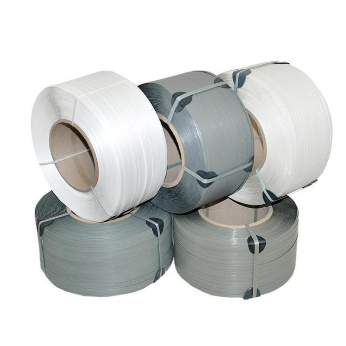 Упаковочная полипропиленовая лента 12x0,8 мм, 2,1 км, белая (первичный материал)