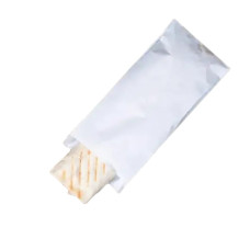 Бумажный крафт пакет Саше 100х200х50мм (белый), упаковка 1000 шт