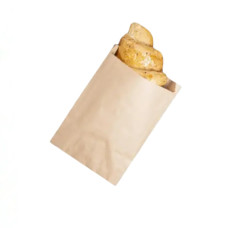 Бумажный крафт пакет Саше 110х230х40мм, упаковка 1000 шт