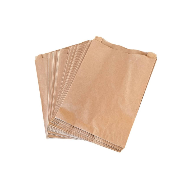 Бумажный крафт пакет Саше 140х280х50мм, 1000 шт