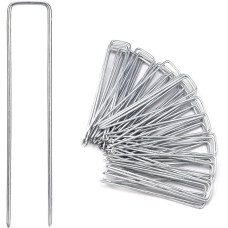 Садовый колышек для крепления агроволокна "U" 3/15 см, 100 шт