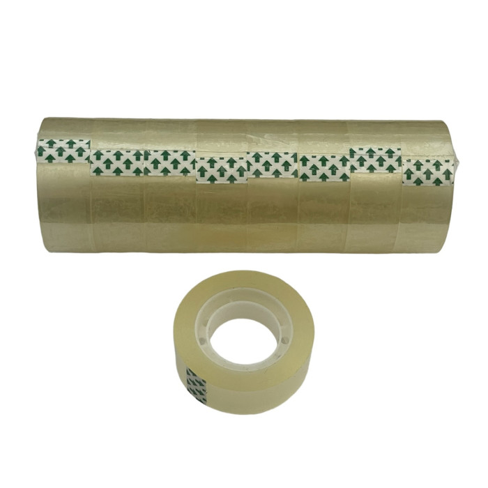 Скотч прозрачный канцелярский 18 мм × 20 м