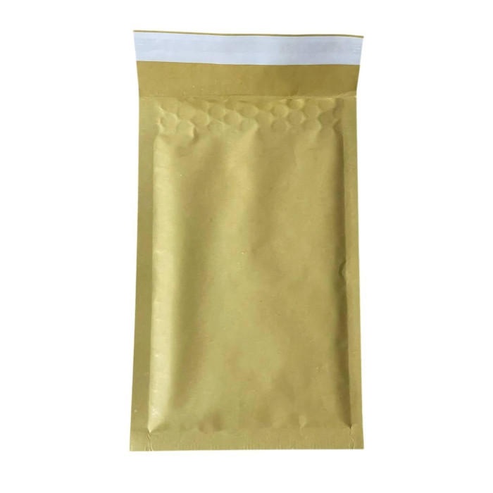 Бандерольный конверт №12 120×210 мм с пупырками, коричневый