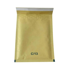 Бандерольный конверт №13 150×210 мм с пузырьковой пленкой, коричневый