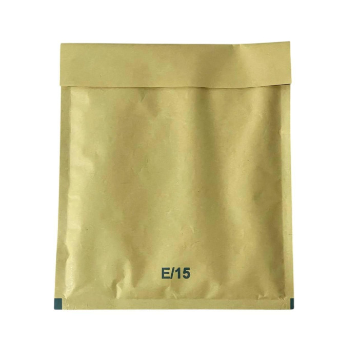 Бандерольный конверт №15 220×260 мм с пупырьками, коричневый