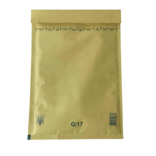 Бандерольный конверт №17 240×330 мм с пузырчатой пленкой, коричневый