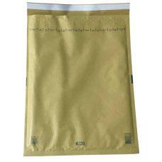 Бандерольный конверт №20 350×470 мм с пузырчатой пленкой, коричневый