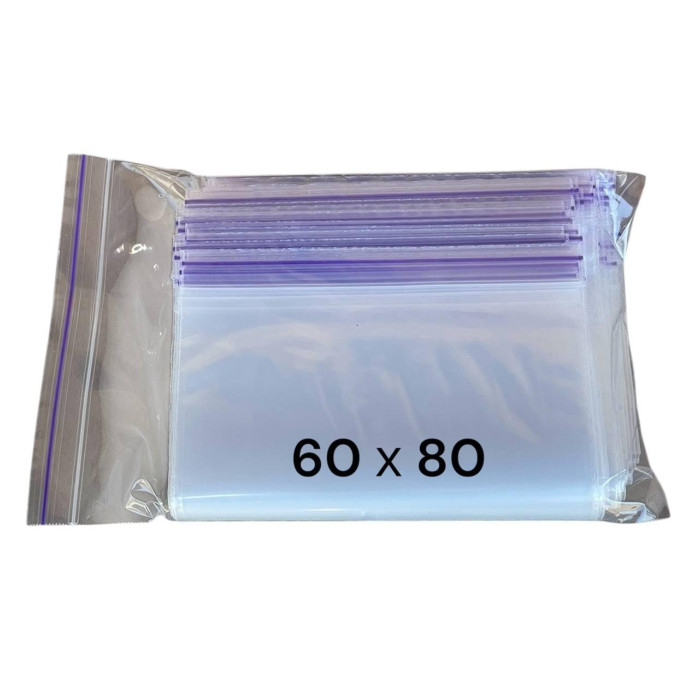 Зип пакеты Zip-Lock 60х80 мм, 50 мкм с замком-застежкой