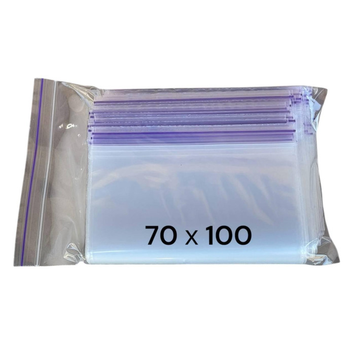 Зип пакеты Zip-Lock 70х100 мм, 50 мкм с замком