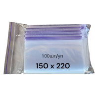 Зип пакеты Zip-Lock 150х220 мм, 50 мкм