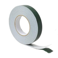 Двухсторонний вспененный скотч 25мм × 10м (черный) – автомобильный, монтажный