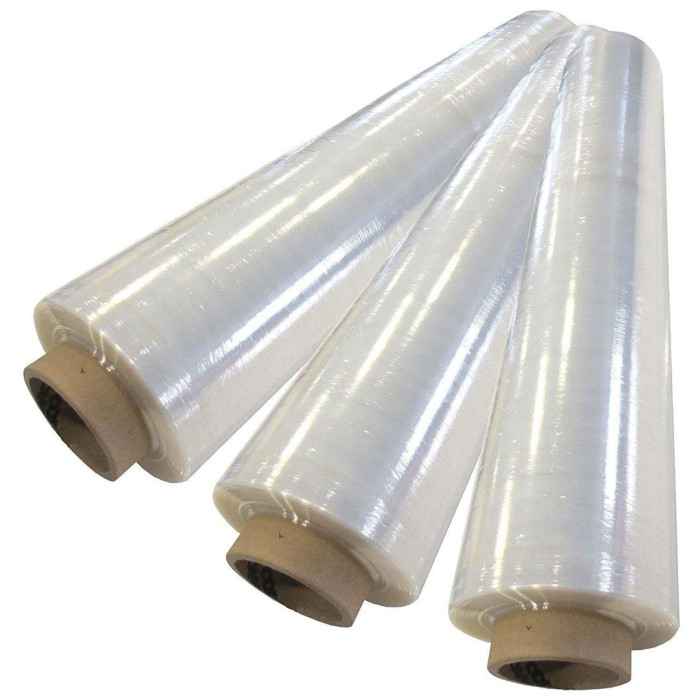 Стрейч-пленка прозрачная 17 мкм, ширина 500 мм, вес 1.7 кг