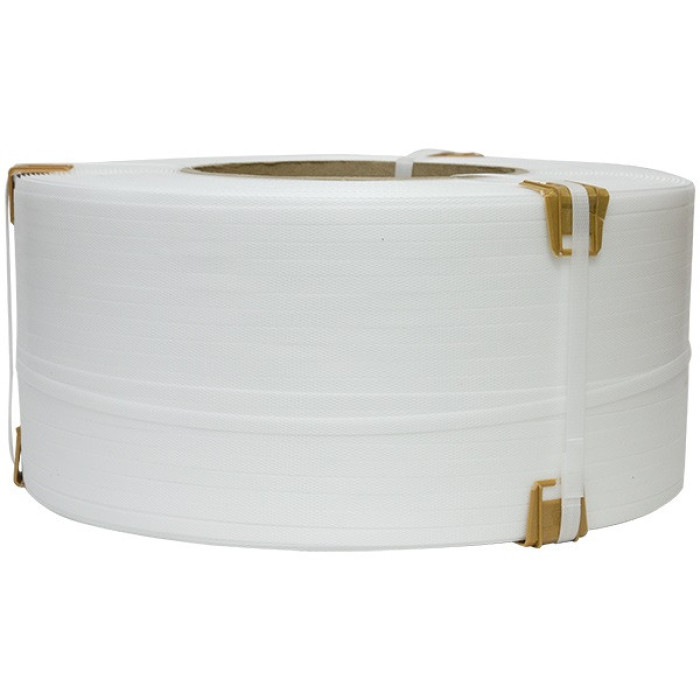 Упаковочная лента полипропиленовая ПП 19×0,9 мм, 1000 м, белая