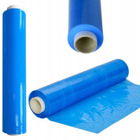 Упаковочная стрейч-пленка синяя 23 мкм, 500 мм, 2.2 кг