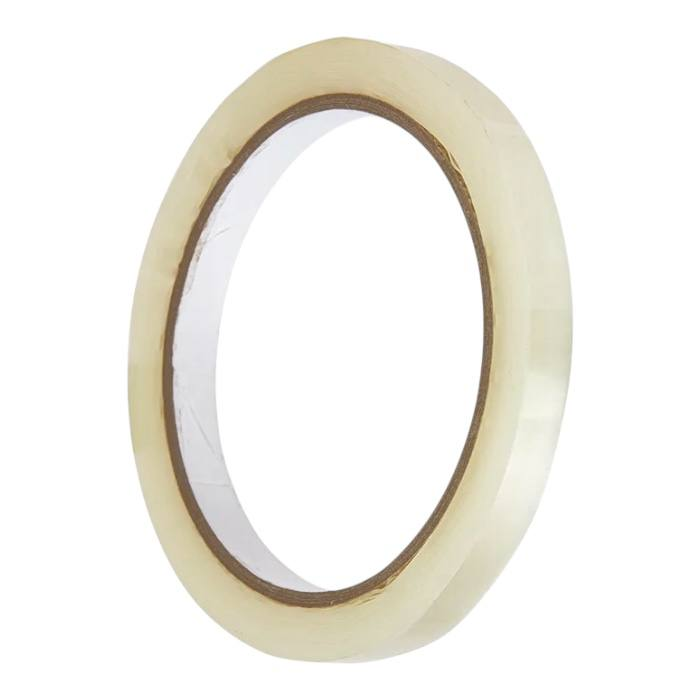 Скотч ПП Hot Melt для клипсаторов 9 мм × 66 м, 40 мкм прозрачный